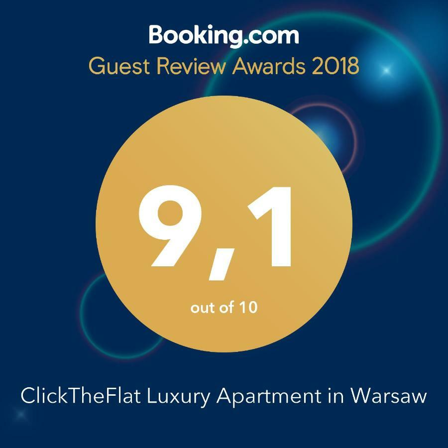Clicktheflat Luxury Apartment In ワルシャワ エクステリア 写真